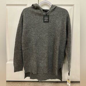 NEW Charter Club Women’s Cashmere Waffle Knit Pullover Hooded Sweater